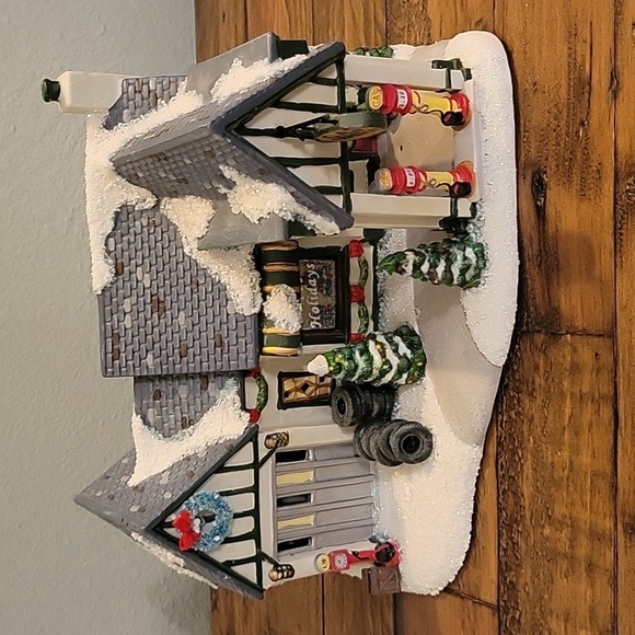 St. Nicholas Square The Village Collection Gas Station Illuminated 2006